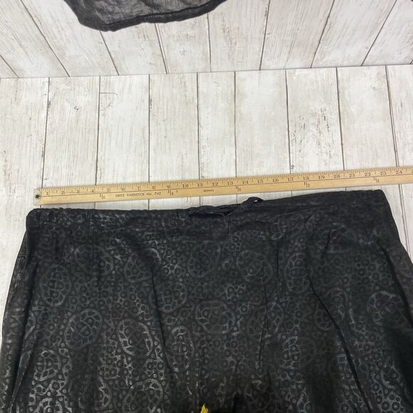 Rima One Size African Black & Gold 2 Piece Blouse & Skirt Set - Drawstring Waist - Picture 10 of 14